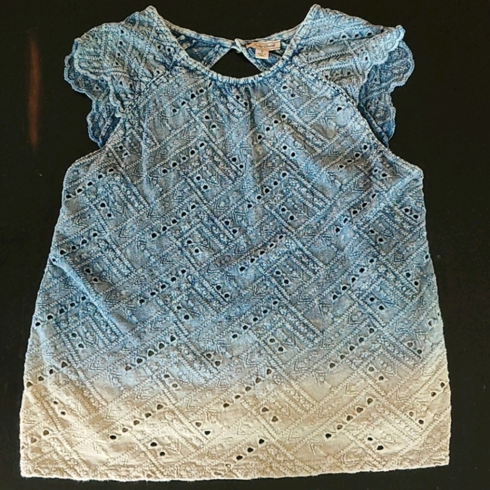 Lucky cap sleeved blouse